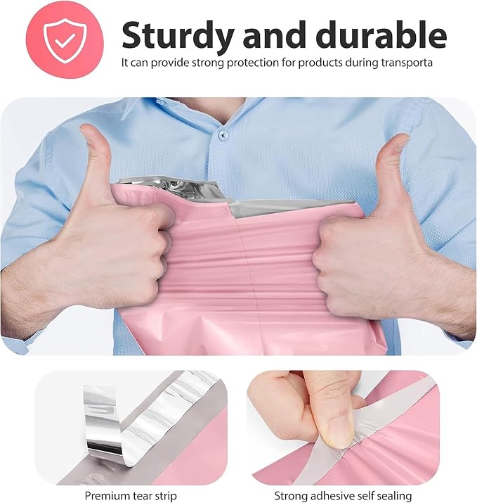 Fuxury Poly Mailers 14.5x19" 400Pcs, Bulk Shipping Bags - Image 4