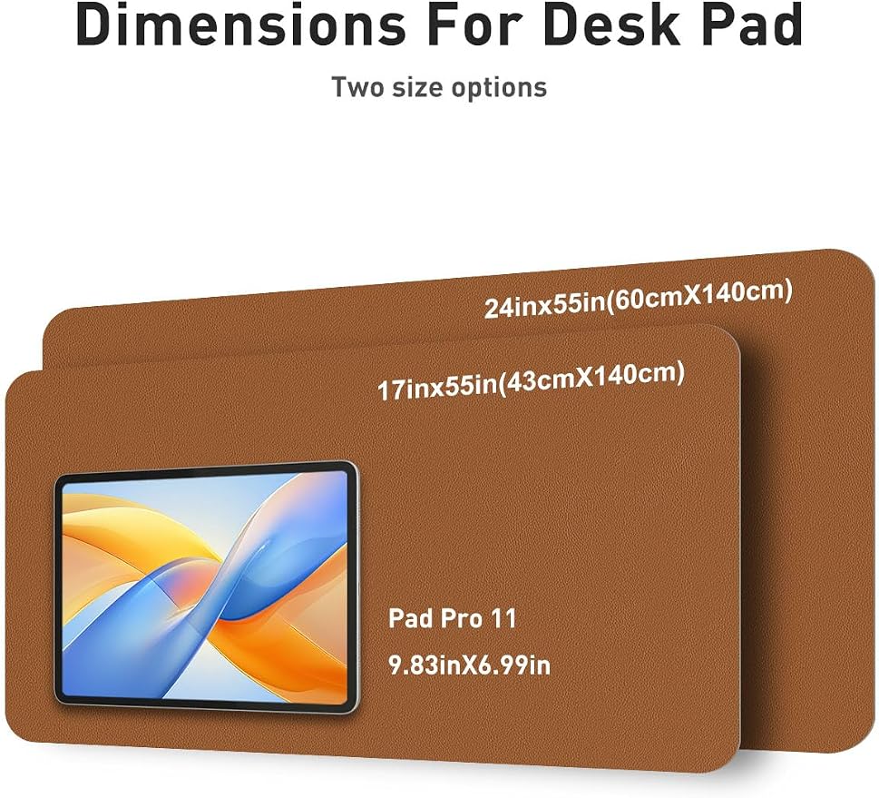 Aothia Faux Leather Desk Mat - Image 5