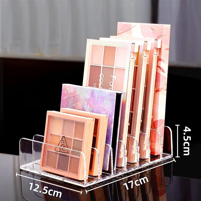Acrylic Mail Holder 2 Pack, 7 Slots Clear Desk Organizer - Image 3