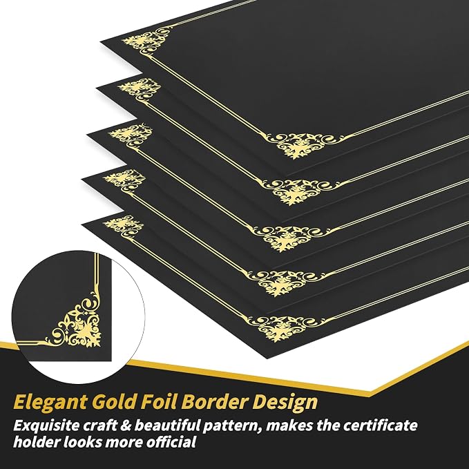 Oleitodh 200 Pcs Certificate Holders Bulk, Document Covers - Image 3