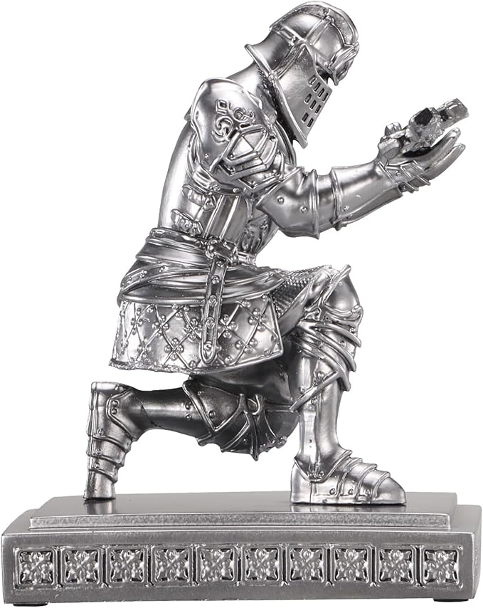 Medieval Knight Pen Holder Office Desk Decor Birthday Gifts for Men Father Husband Unique-DeskLoop Office