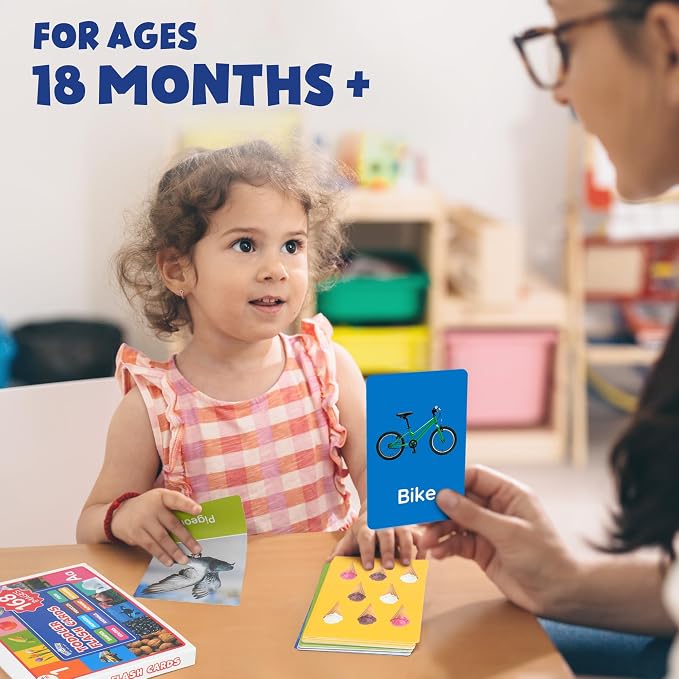 BenBen Flash Cards for Toddlers 1-3, Rip Proof & Waterproof, 84 Double-Sided - Image 8