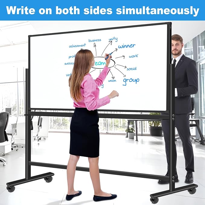 BSTPCOO Double-Sided 5' x 3' Dry Erase Board - Image 2