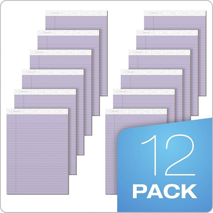 Tops Prism Writing Pads, 8-1/2" x 11-3/4", Legal Rule, Perforated, 50 Sheets - Image 7