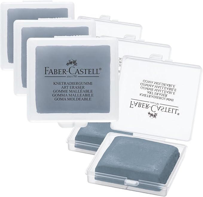 Faber-Castell Kneadable Eraser for Artists in Storage Case by Faber-Castell