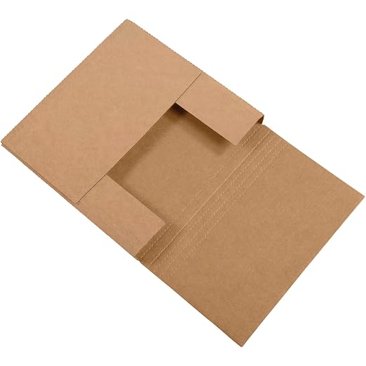 Tape Logic TLM12122K Easy-Fold Mailers, 12 1/2" x 12 1/2" x 2 1/2" by TapeLogic