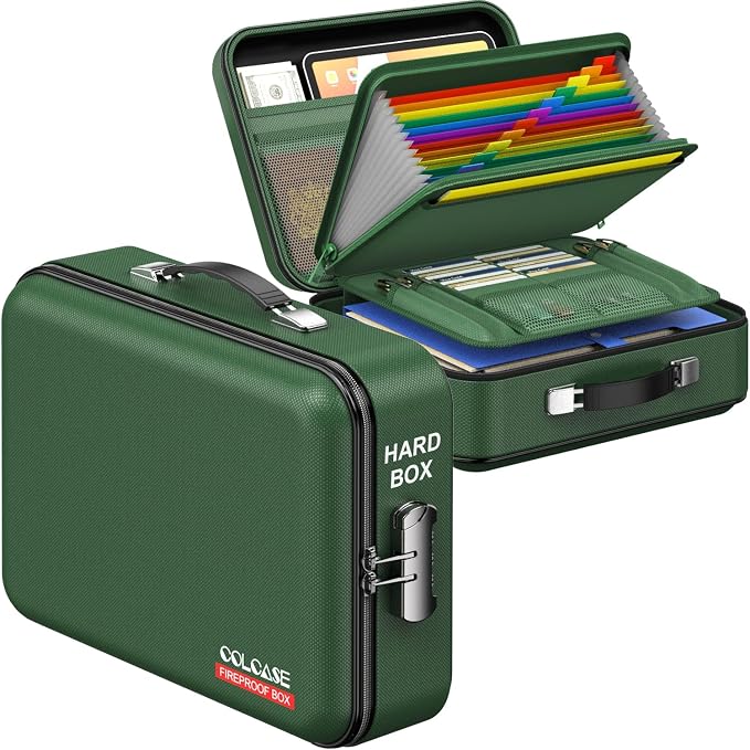 COLCASE Fireproof Document Box by COLCASE
