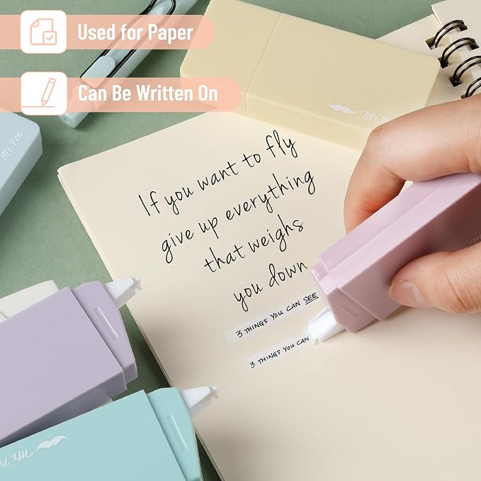 Mr. Pen- Aesthetic Correction Tape Bulk, 0.2" x 236", Pastel Colors | Cute - Image 6