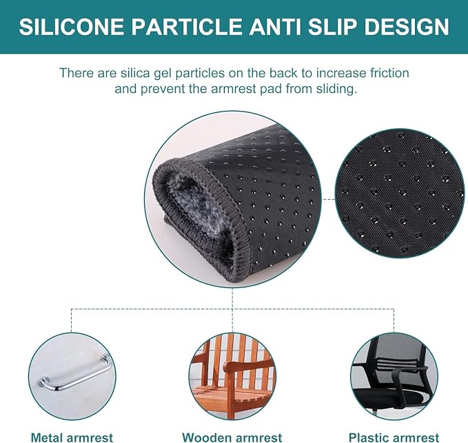 2 Pcs Small Armrest Pads Covers - Image 6