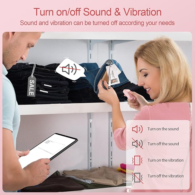 Eyoyo Mini 1D Bluetooth Barcode Scanner, 3-in-1 Bluetooth & USB Wired & 2.4G Wireless Barcode Reader Portable Bar Code Scanning Work with Windows, Android, iOS, Tablets or Computers(Pink)-DeskLoop Office