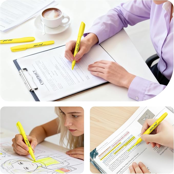 36 Pcs Highlighters, Chisel Tip, Note-Taking, Teacher & Student Supplies - Image 7