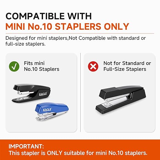 Eagle No.10 Mini Premium Staples - Image 4
