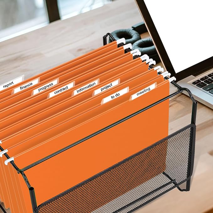 HERKKA Hanging File Folders, 30 Pack Reinforced Letter Size Hanging Folders - Image 7