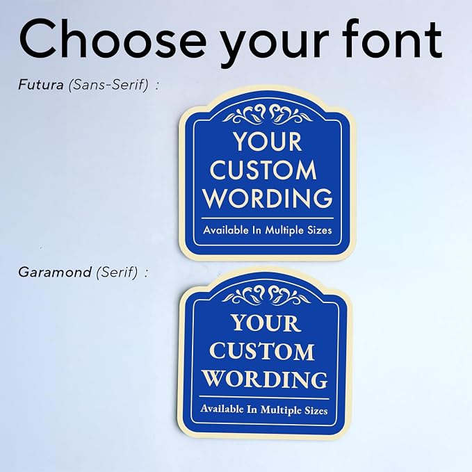 Blue Steel 12x12 Personalized Custom Aluminum Decorative Waterproof Driveway - Image 9
