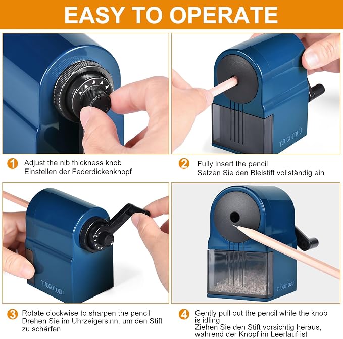 Manual Pencil Sharpener Hand Crank Pencil sharpeners - Image 8