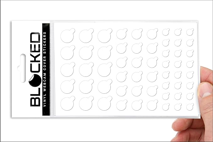 The Original Vinyl Webcam Cover Stickers | Restickable & Stackable Privacy by MyCamShield