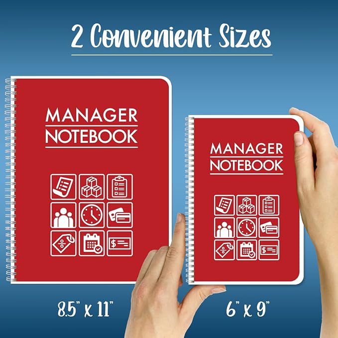 BookFactory Manager Notebook Manager's Log Book Planner Management Logbook - Image 6