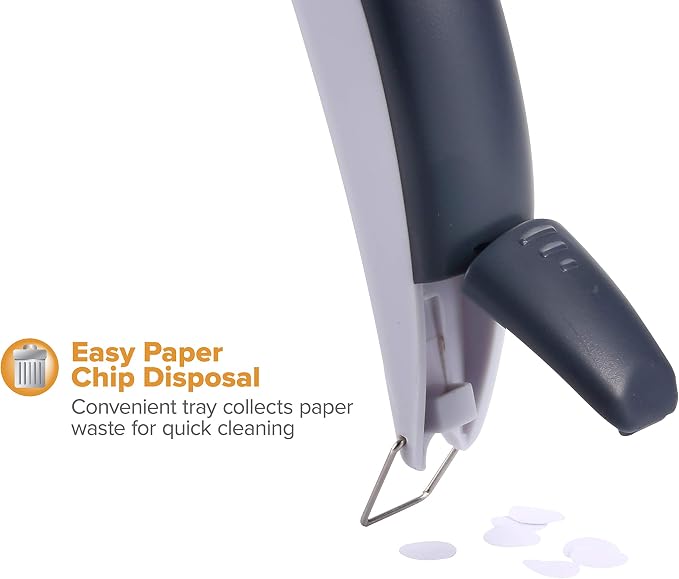 Bostitch Office EZ Squeeze One-Hole Punch, 10 Sheet Capacity, Lightweight - Image 5