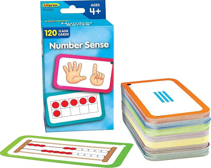 Teacher Created Resources Number Sense Flash Cards by TeacherCreatedResourcesOS