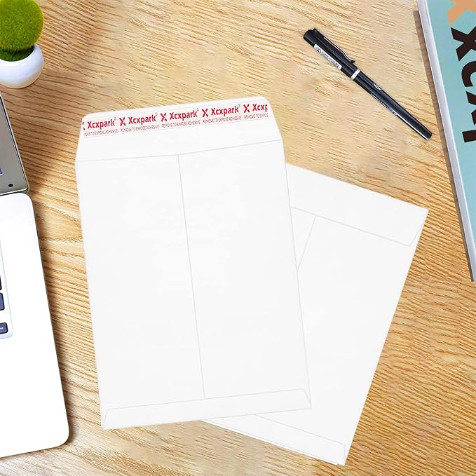 Xxcxpark 250 PCS 9x12 inches Security Catalog Envelopes Printable Self Seal - Image 6