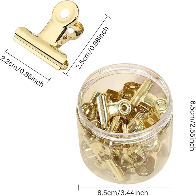 YUCHIYA 32 Pack Bulldog Clips - Image 6