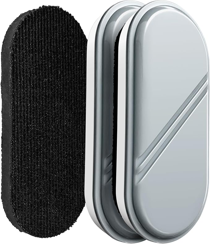 Dry Erase Board Eraser, Magnetic Detachable Whiteboard Eraser 2-Pack, Glass by Unknown