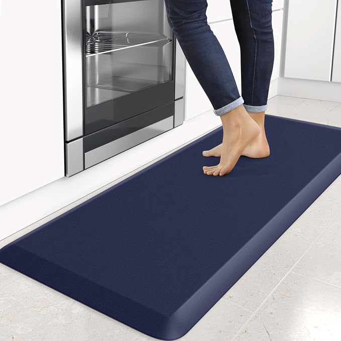 4/5 Inch Thick Kitchen Mats for Floor, StepRite Kitchen Rug for Standing Desk by Bringcushiontoyourlife