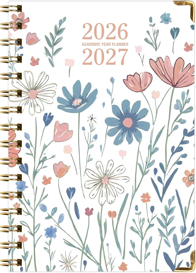 HARDCOVER Academic Year 2026-2027 Planner: 14 Months 5.5"x 8" Daily Weekly - Image 8