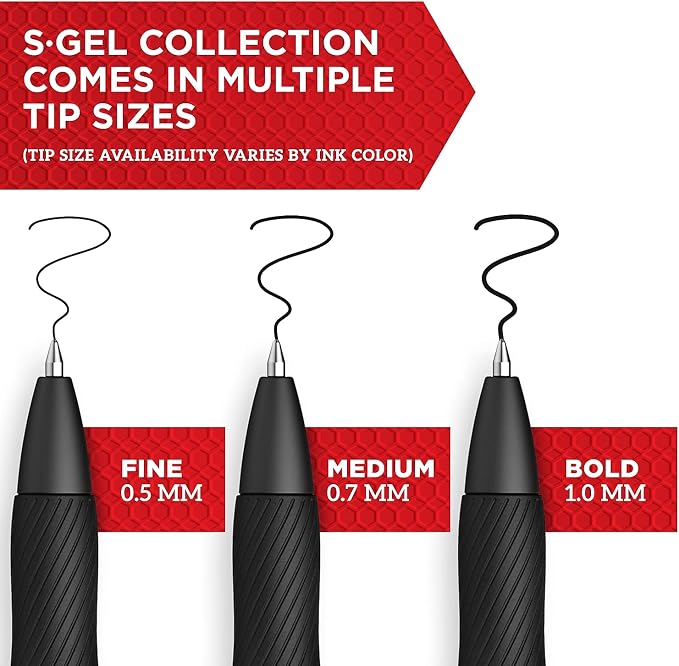 Sharpie S-Gel BOLDPT Black 4CT - Image 2