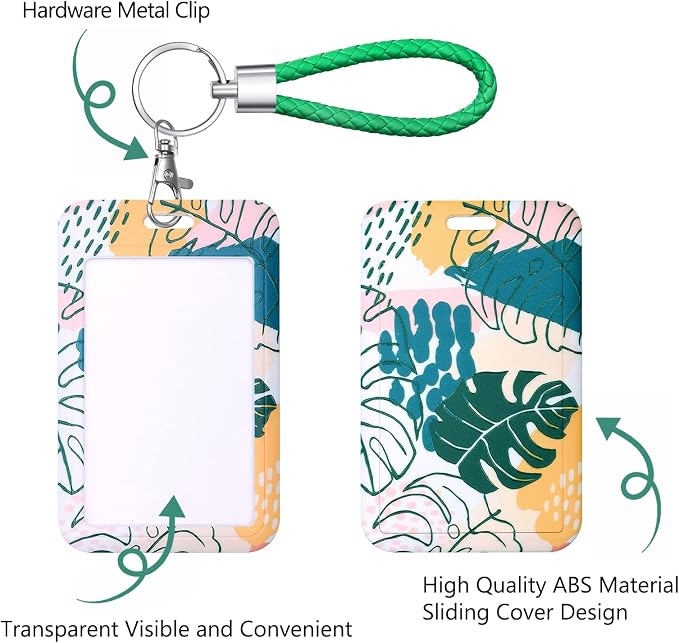 ID Card Badge Holder Key Chain - Image 3