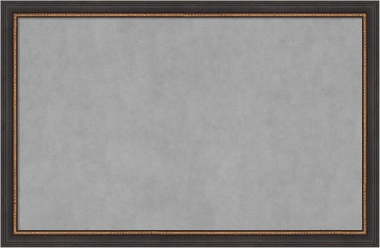 Amanti Art Black Framed Magnetic Board 23x35 Large Vision Board by AmantiArt