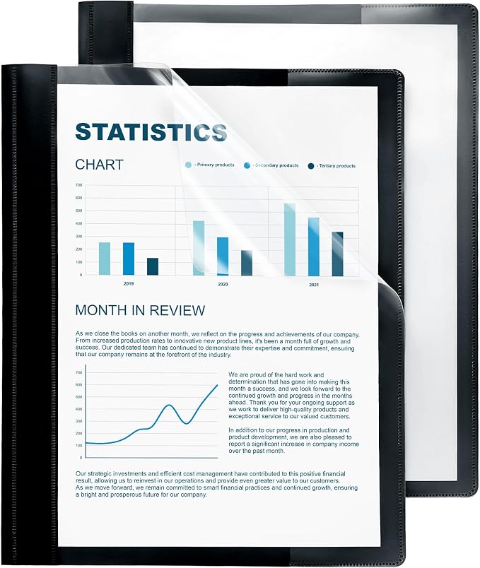 Report Covers -, 8.5 x 11" Letter Size, Resumes & Keeping Your Documents Neat by PaperPlan