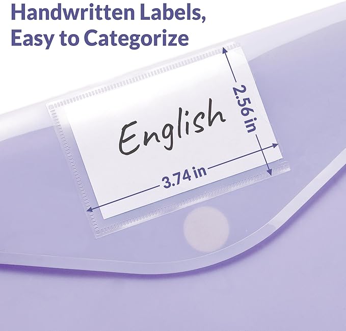 SUNEE 12 Pack Plastic Envelopes, Folders - Image 4