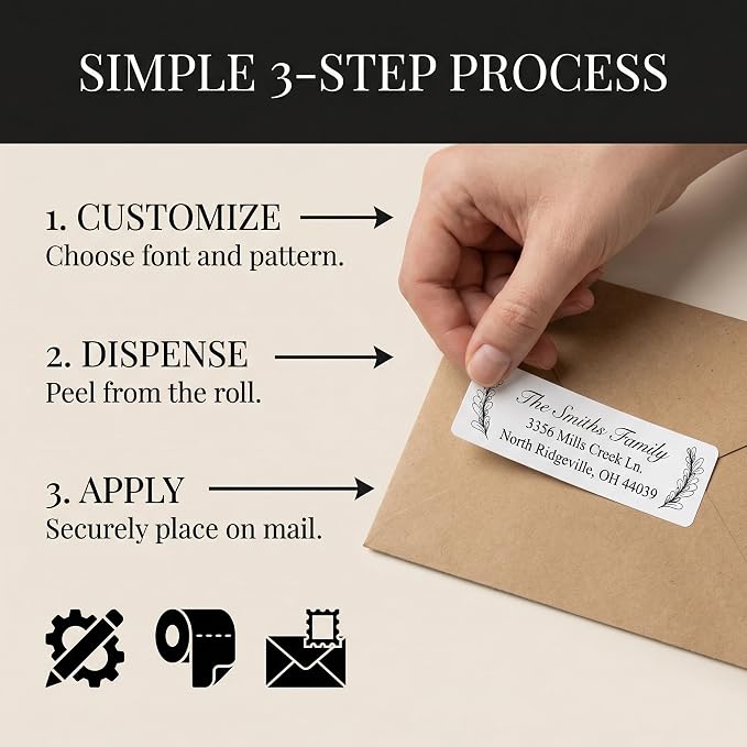 Address Labels Personalized Return Address Labels Personalized Custom Mailing - Image 4