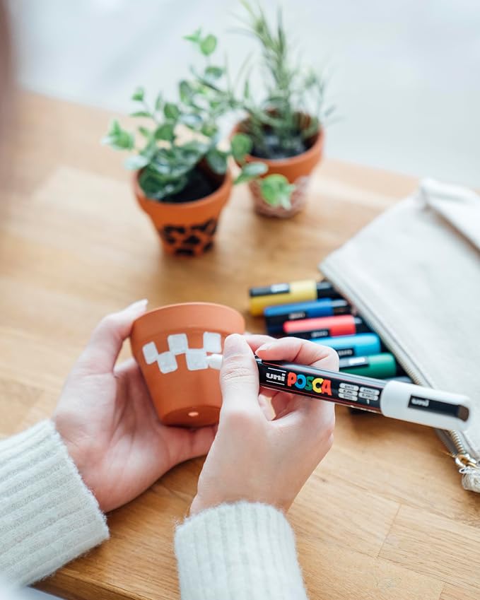 Uni Posca Paint Markers, 5M Medium Acrylic Markers - Image 11