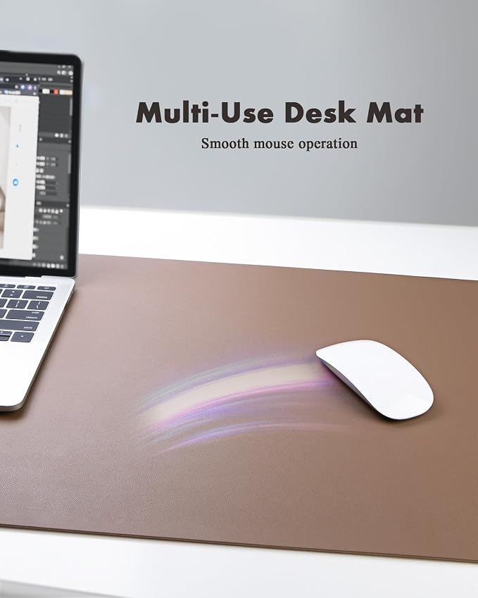 YSAGi Eco Cork Desk Pad, Double-Sided Desk Pad Protector, Large Mouse Pad - Image 5