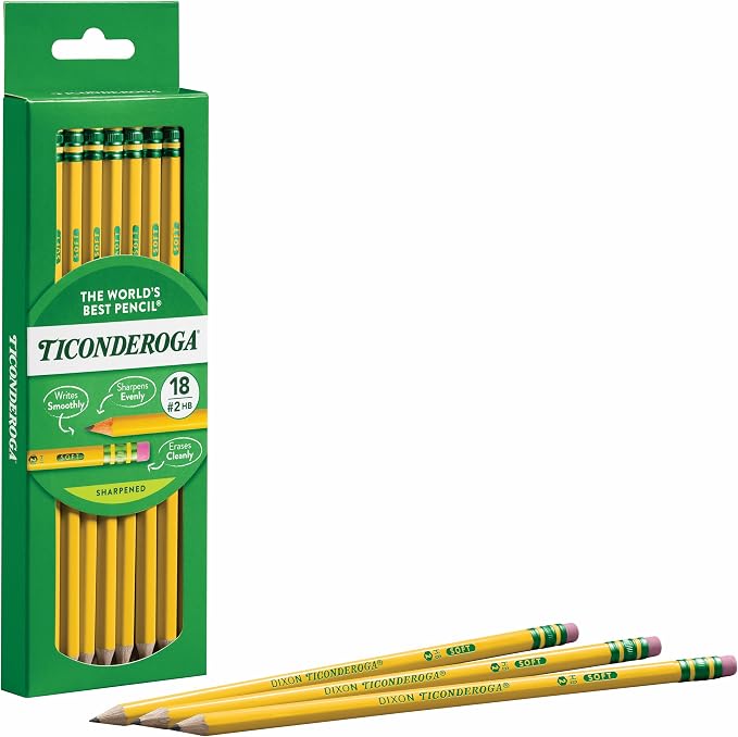 Ticonderoga Wood-Cased Pencils, Pre-Sharpened, #2 HB Soft - Image 5