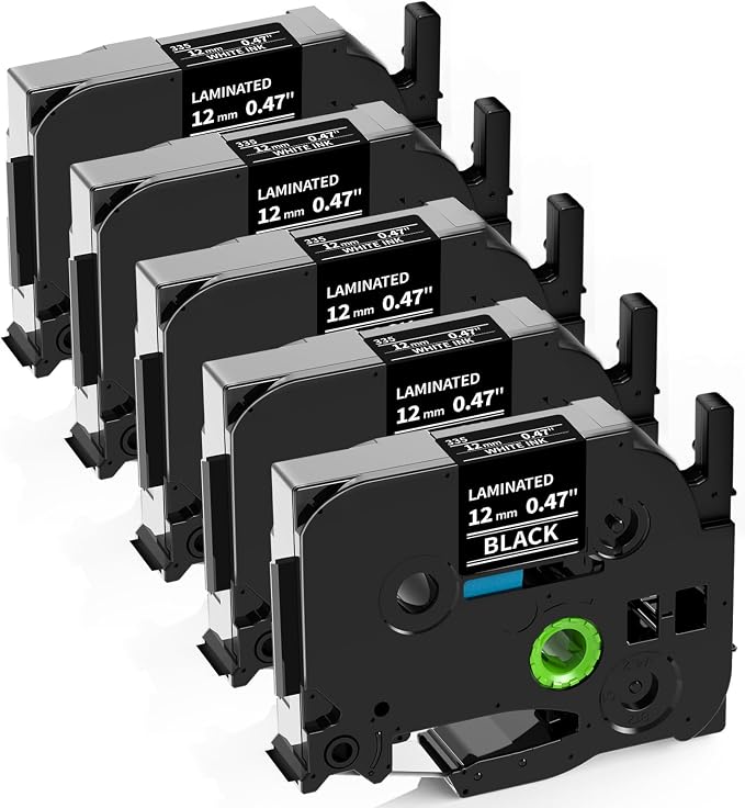 Labelife Black Label Tape TZe-335 Replacement by Labelife