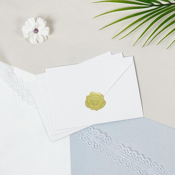 50 PCS 4x6 Pearl White Envelopes - Image 5