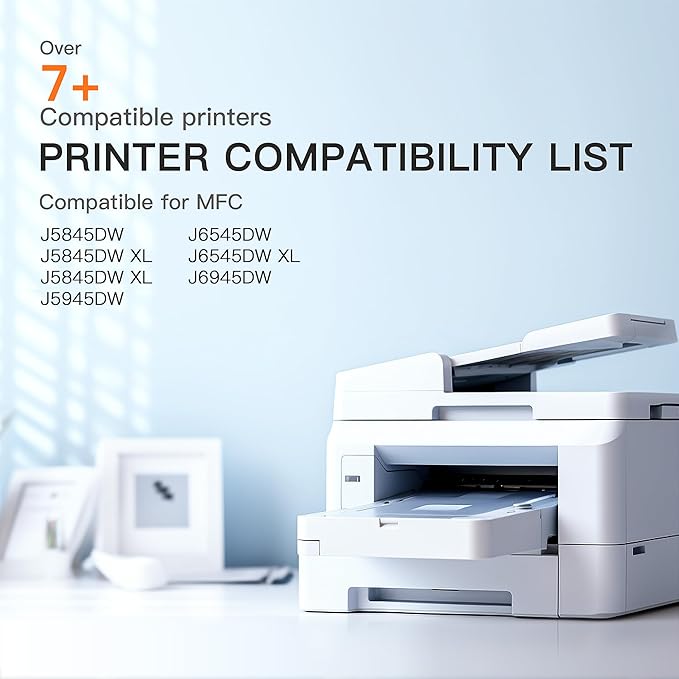 E-Z Ink LC3037XXL LC3037 Ink Cartridges Replacement for Brother LC3037 XXL LC3037 BK/C/M/Y to Use with Brother MFC-J5845DW MFC-J5845DW XL MFC-J5945DW MFC-J6545DW MFC-J6545DW XL MFC-J6945DW (4 Pack)-DeskLoop Office