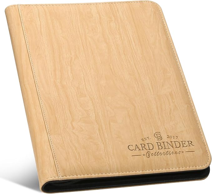 9 Pocket Card Binder, Premium Zip Trading Card Binder, 540 Double Sided Pocket by Foalgo