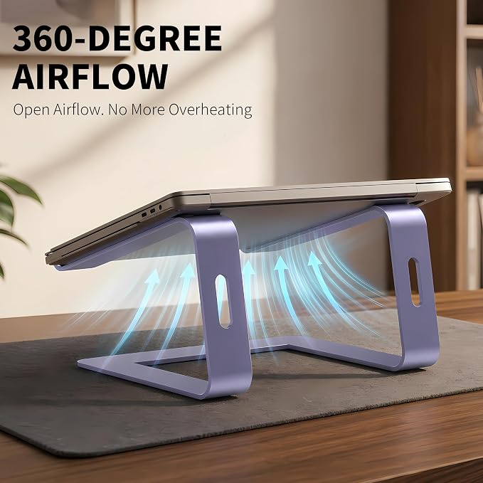 Orionstar Ergonomic Laptop Stand, Premium 5mm Aluminum Riser - Image 4