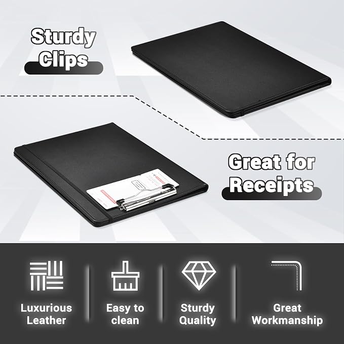 Padfolio with Clipboard Pacific Mailer Clipboard Notebook Resume Portfolio - Image 5