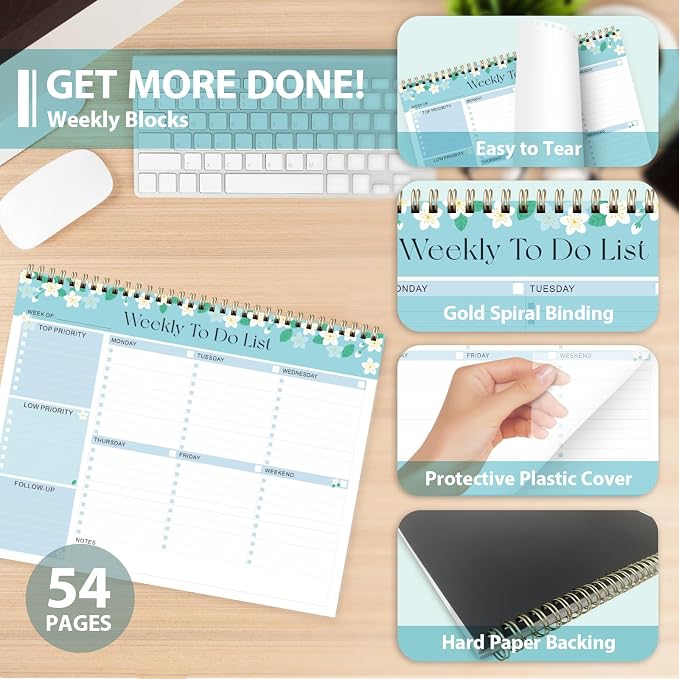 Weekly To Do List Notepad, Undated Planner - Image 5