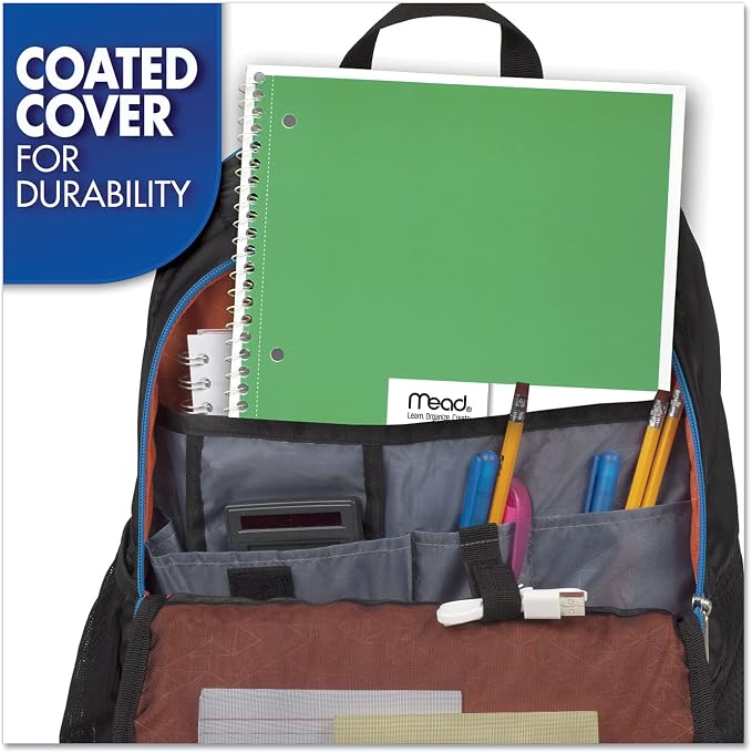 Mead Spiral Notebook, 1 Subject, College Ruled Paper, 7-1/2" x 10-1/2" - Image 5