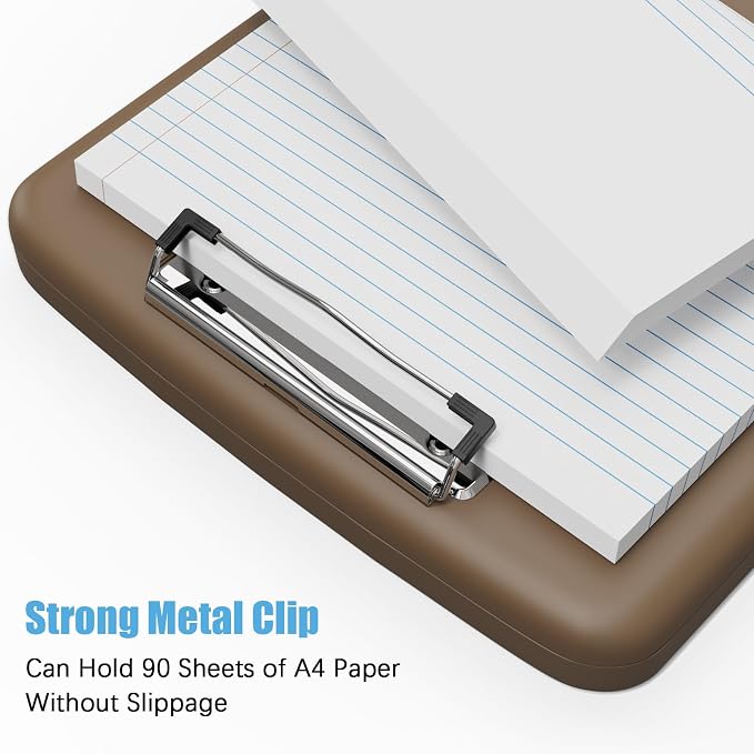 Hongri Clipboard with Storage with Pen Holder, Folder Nursing Clip Board 8.5 x - Image 5