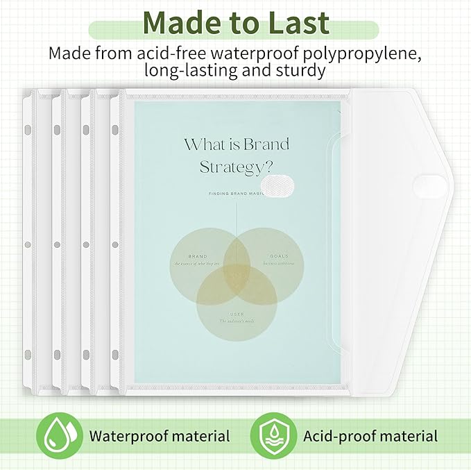 Sooez 30 Pack Binder Folders - Image 3