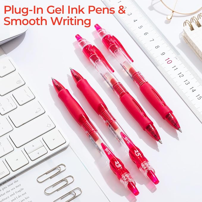 M&G Gel Pens, Retractable Gel Ink Pens Bulk Smooth Writing - Image 2