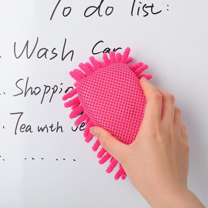 Epakh 4 Pieces Dry Erase Board Magnetic Whiteboard Dry Erase Erasers Washable - Image 5
