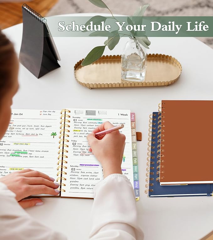 Academic Planner 2026-2027, Hardcover Weekly and Monthly Calendar Planner from - Image 7